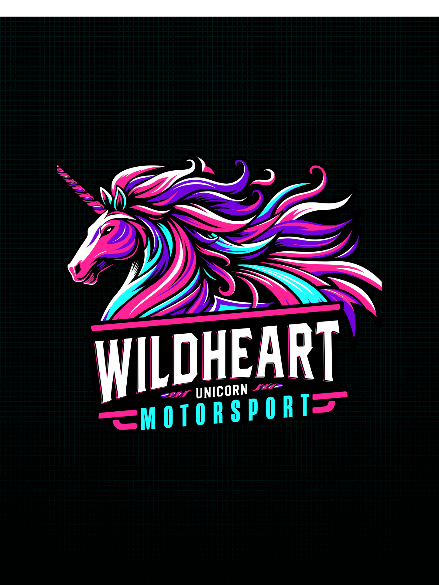 Wildheart - Unicorn T-Shirt - ADULTS - Pink and Black